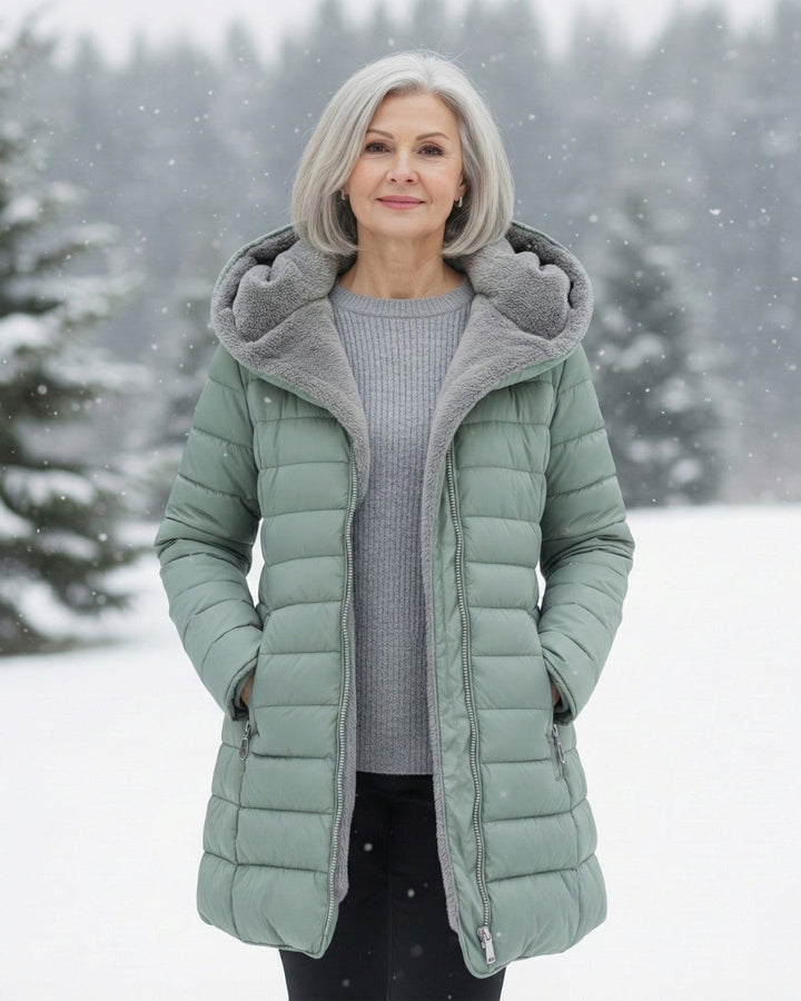 Doudoune doublée en polaire