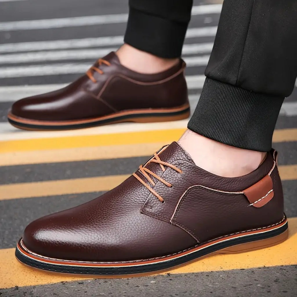 Alfredo - Chaussures en cuir véritable