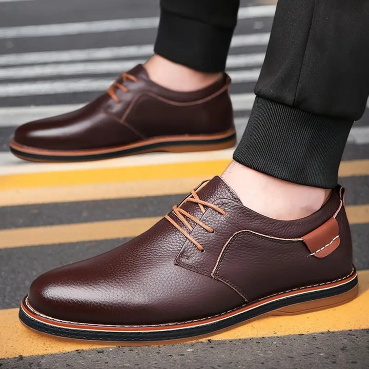 Alfredo - Chaussures en cuir véritable