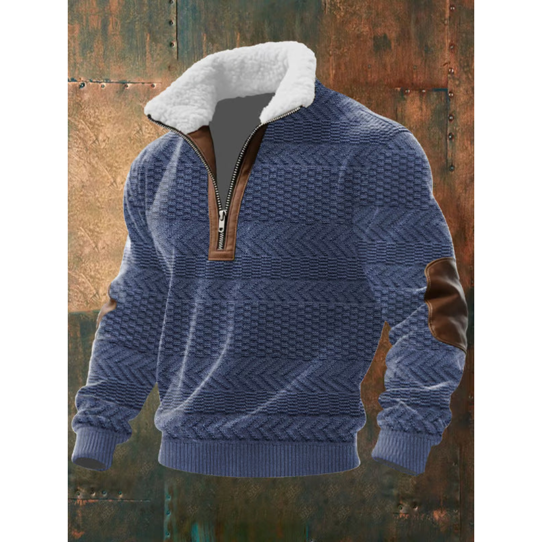 HIGH COLLAR FLEECE PULLOVER