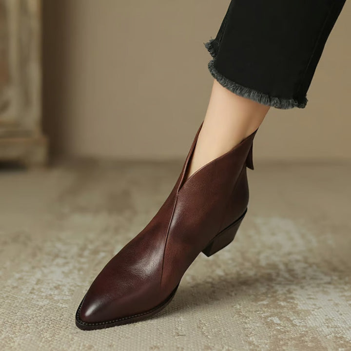 Camille | Bottines de luxe à petits talons