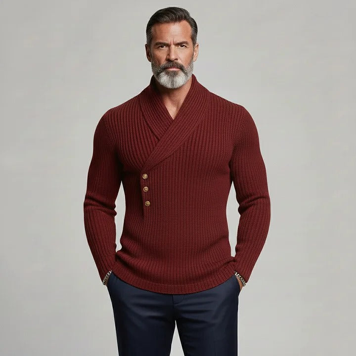 Pull en maille décontracté pour homme