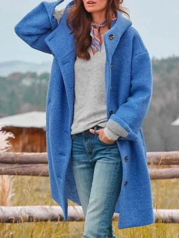 Veste d'hiver longue et élégante