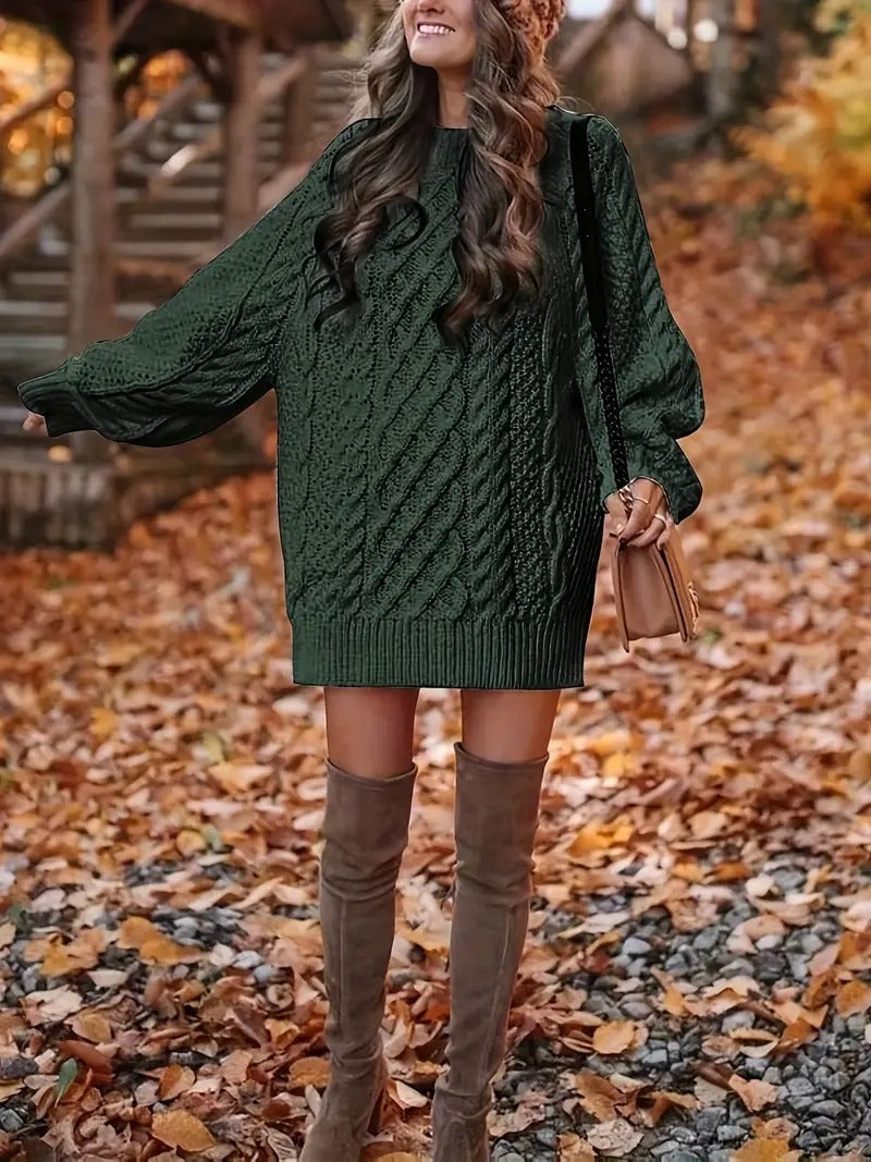 Robe pull oversize hiver automne