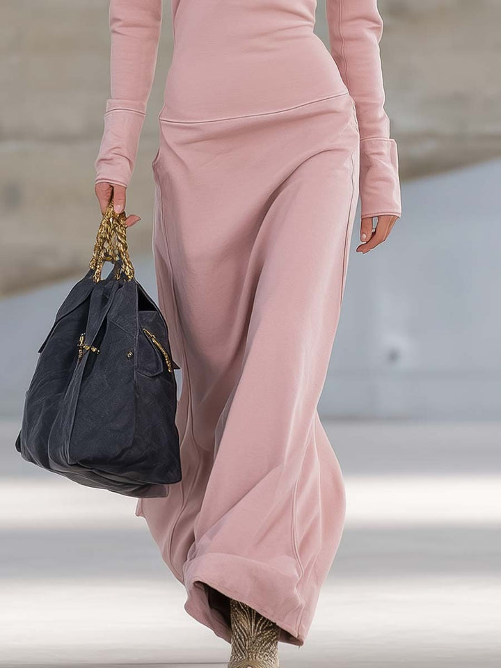 Robe longue élégante style sportif