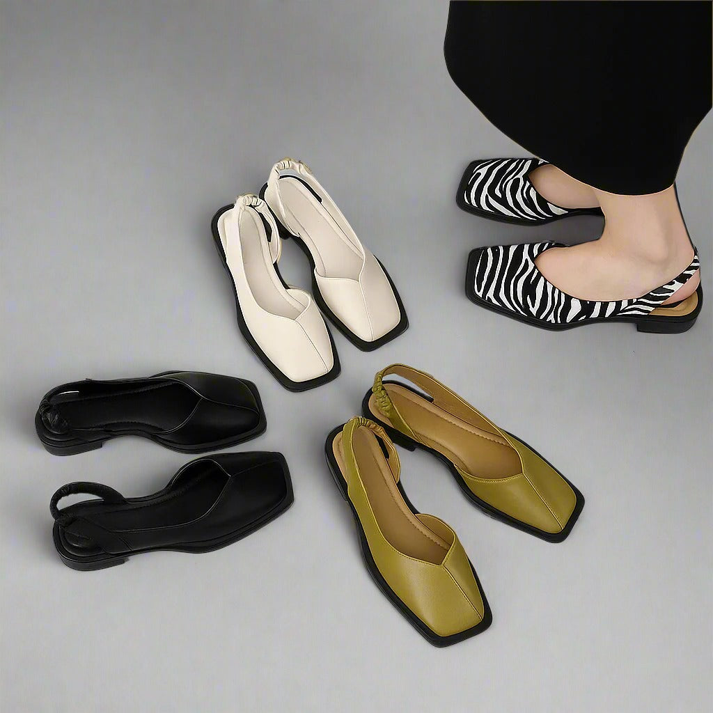 CHAUSSURES PLATES À ENFILER VALENTINA