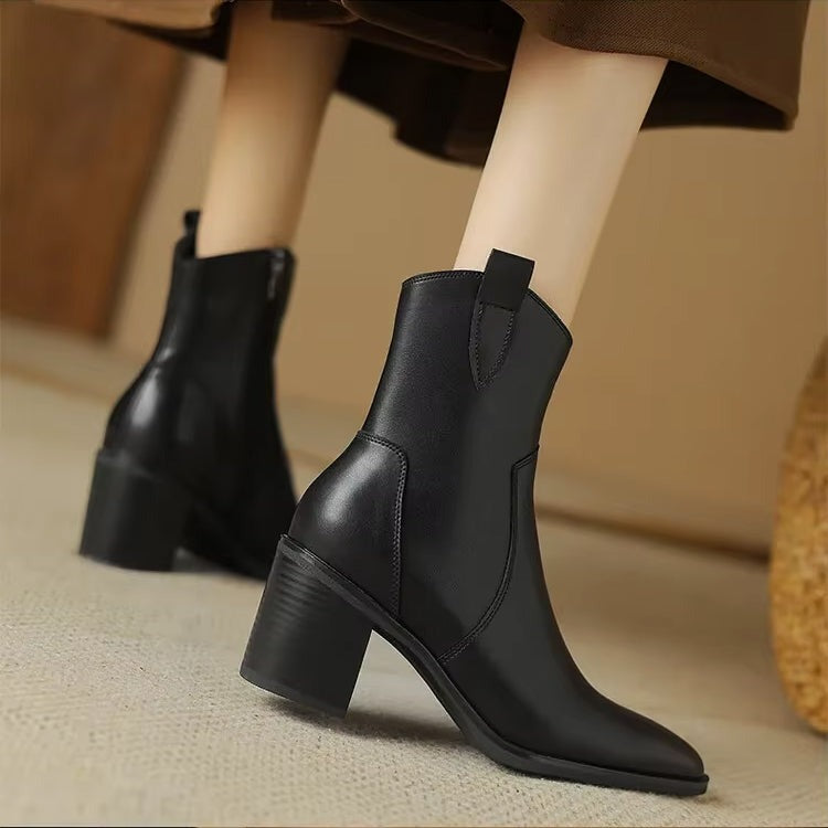 Bottines en cuir intemporelles