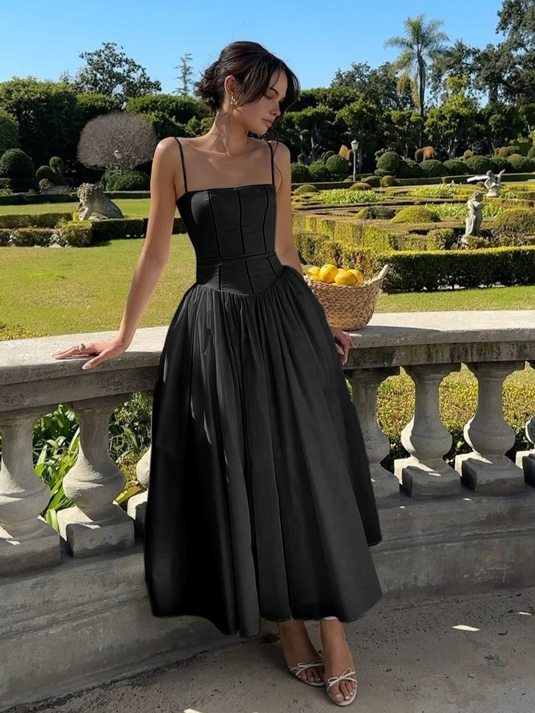 Robe longue fluide Frenchy