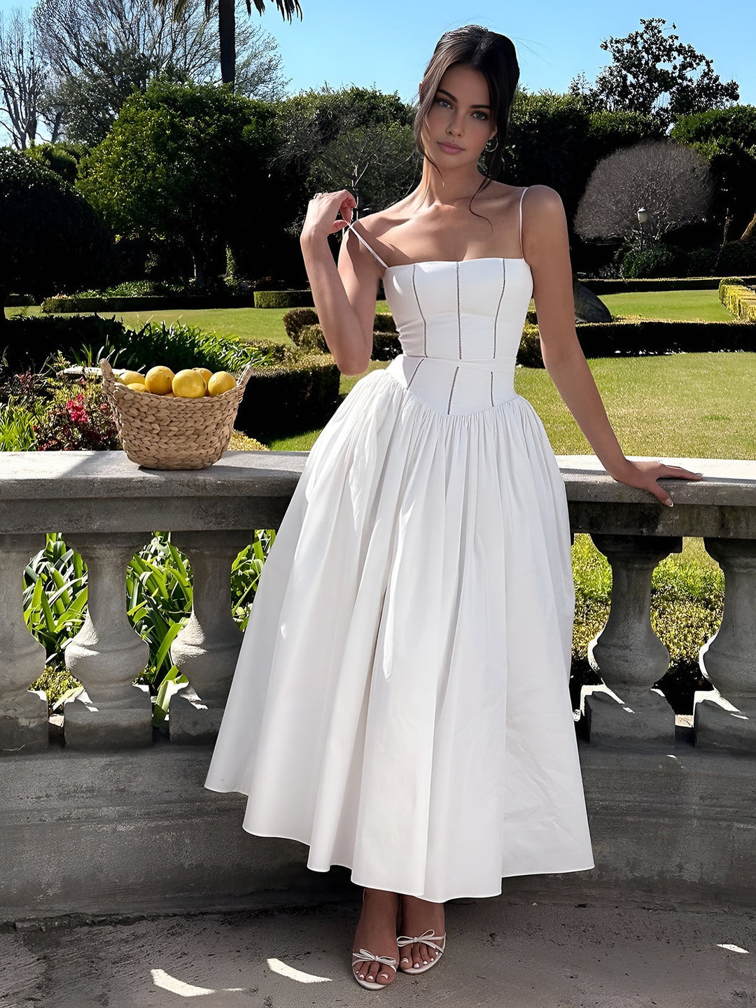 Robe longue fluide Frenchy