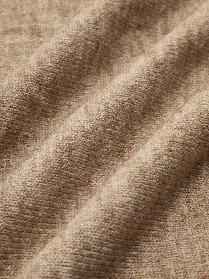 Ensemble pantalon et pull à col roulé uni