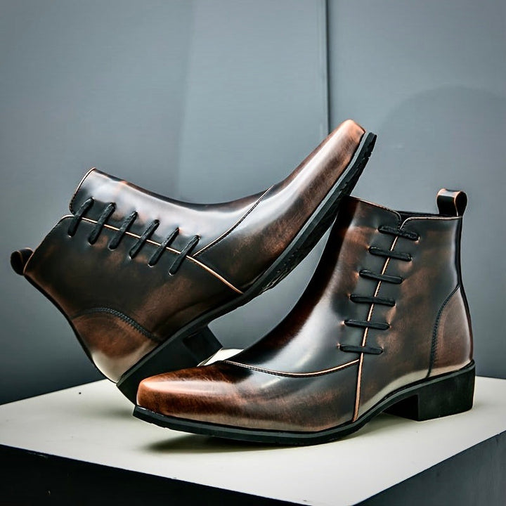 BOTTINES EN CUIR SAMUEL THATCHER