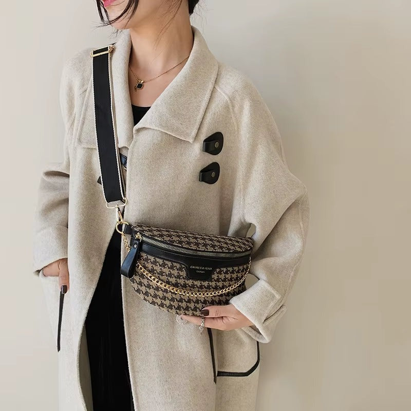 Sac ceinture à chaîne Jacquard Muse