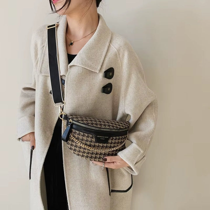 Sac ceinture à chaîne Jacquard Muse