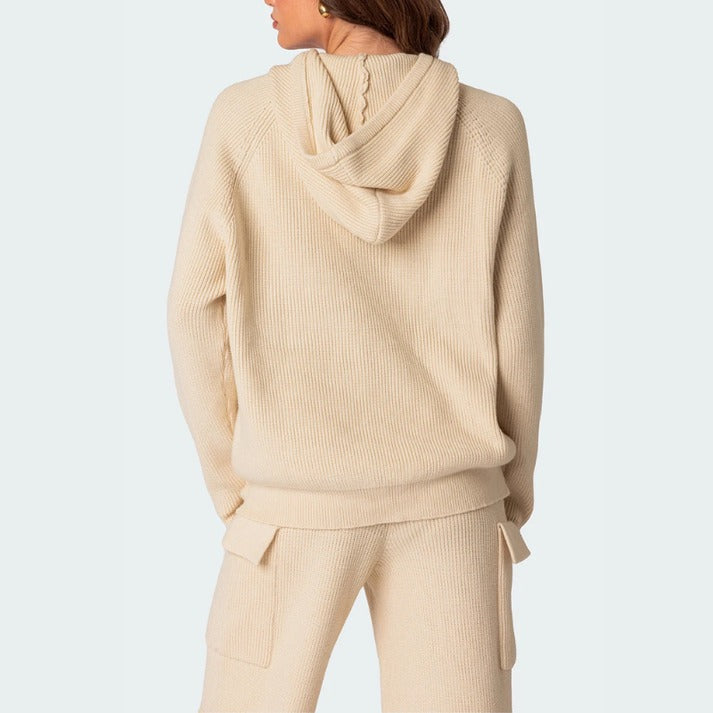 Ensemble cargo en tricot