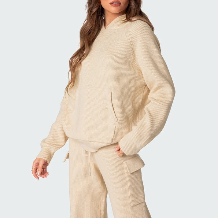 Ensemble cargo en tricot