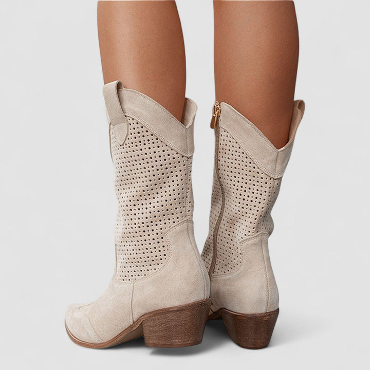 Rachel | Studded Western Boot