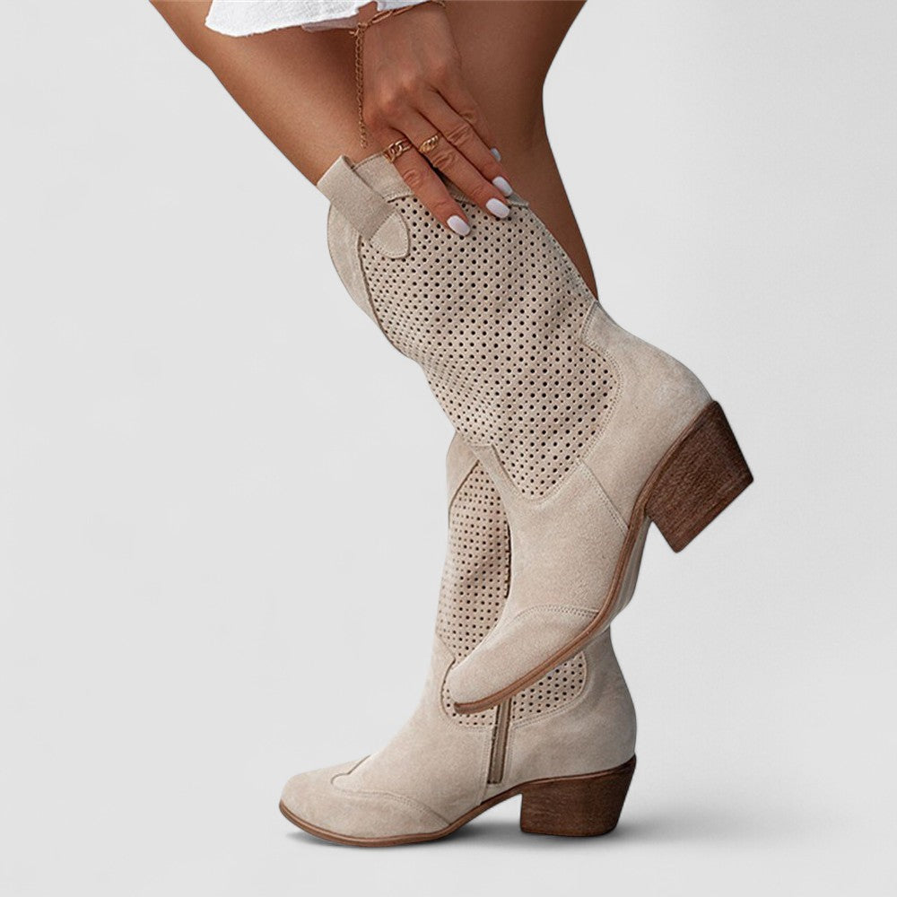 Rachel | Studded Western Boot