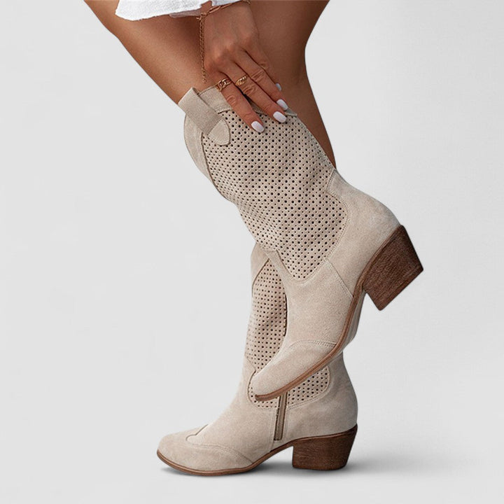 Rachel | Studded Western Boot
