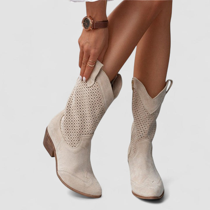 Rachel | Studded Western Boot