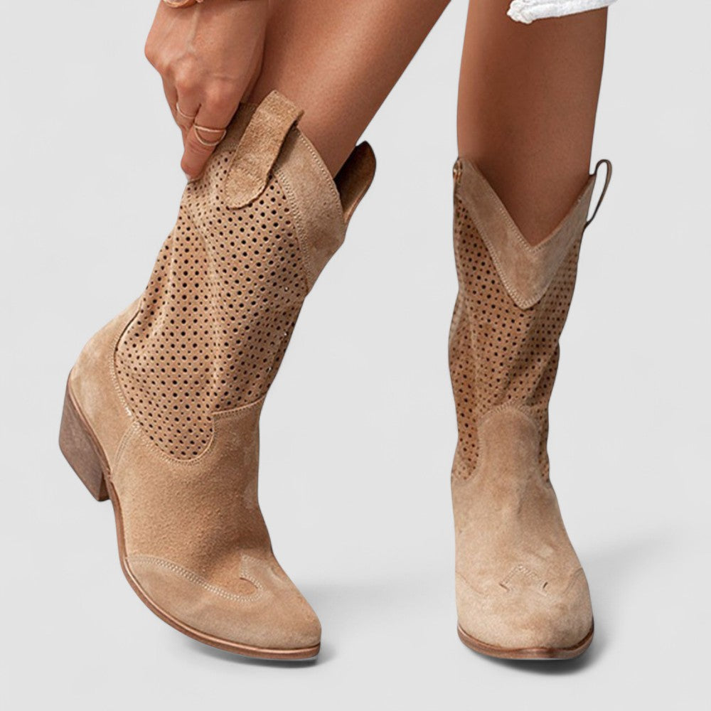 Rachel | Studded Western Boot