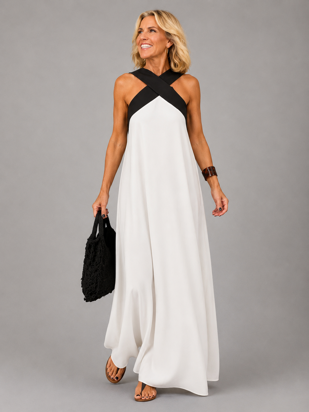 Antonietta | Maxi Dress Elegant Crossed