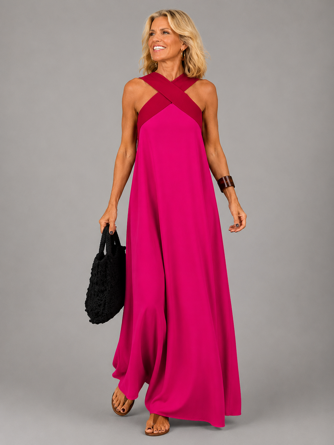 Antonietta | Maxi Dress Elegant Crossed