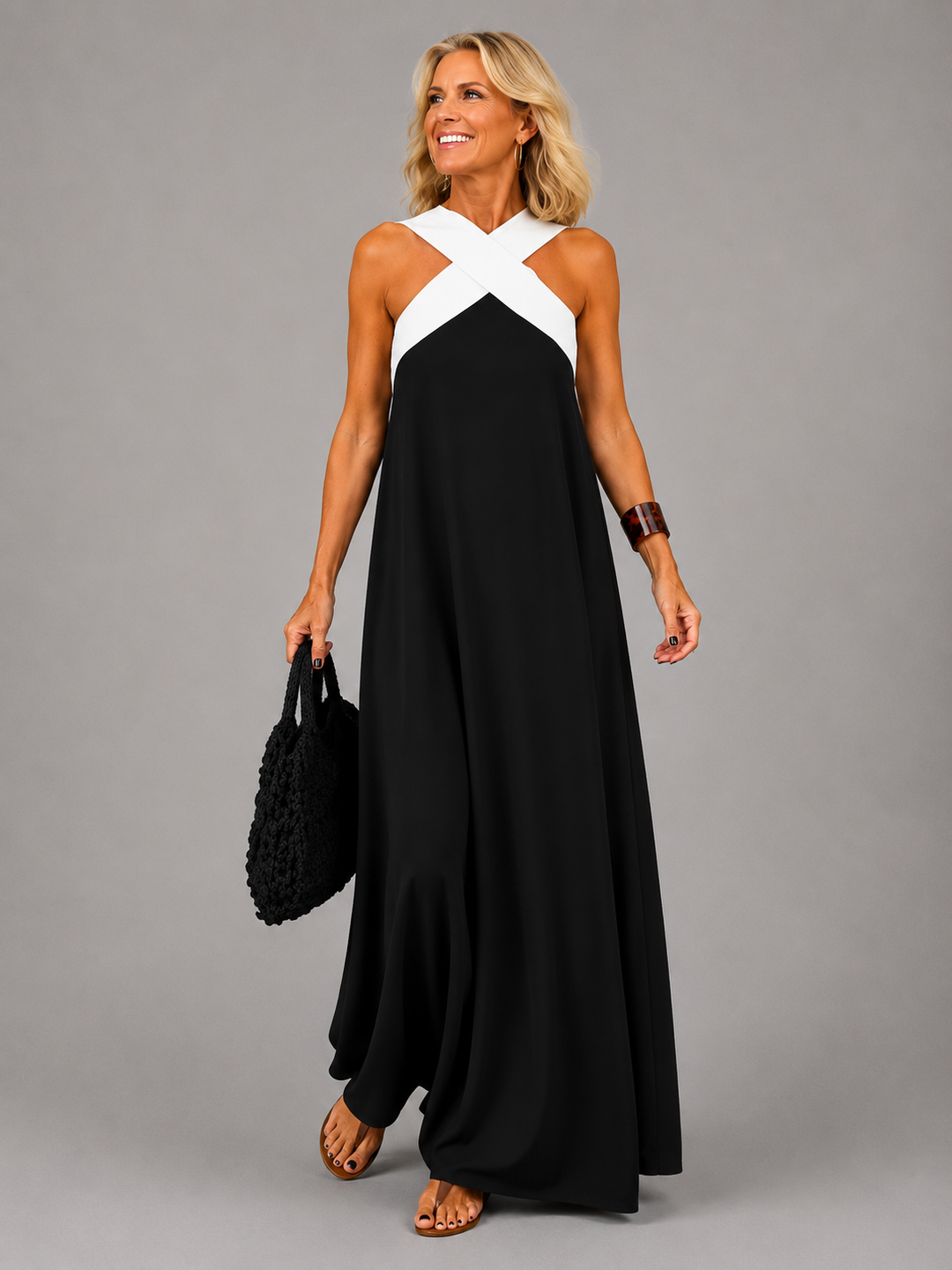 Antonietta | Maxi Dress Elegant Crossed