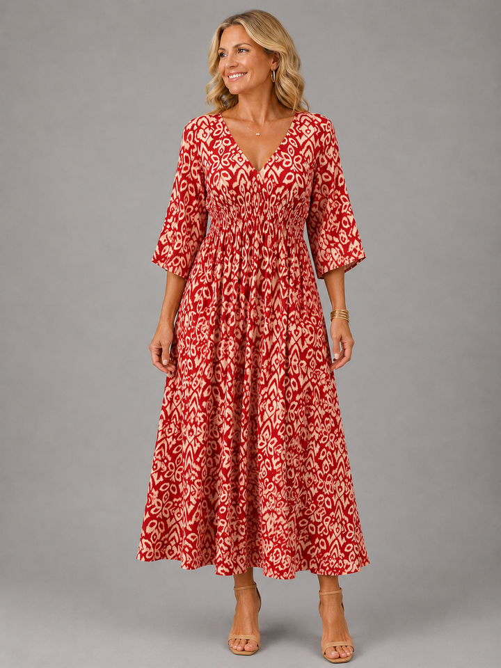 Renata | Bohemian Midi Dress Flow