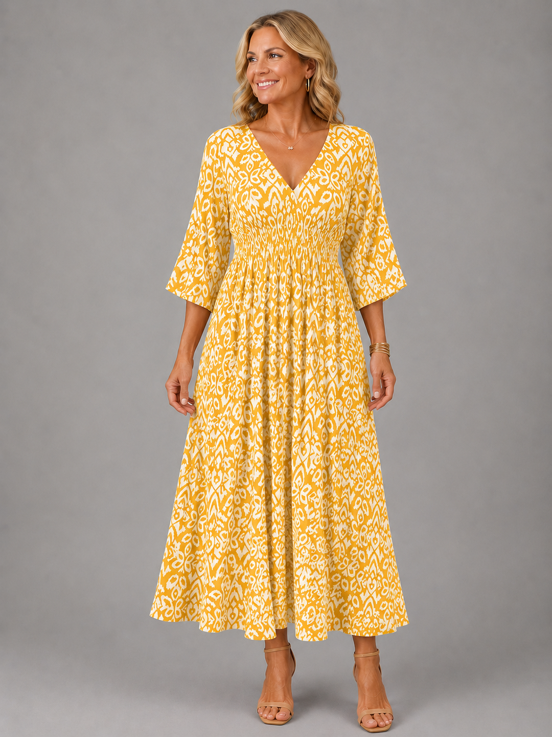 Renata | Bohemian Midi Dress Flow