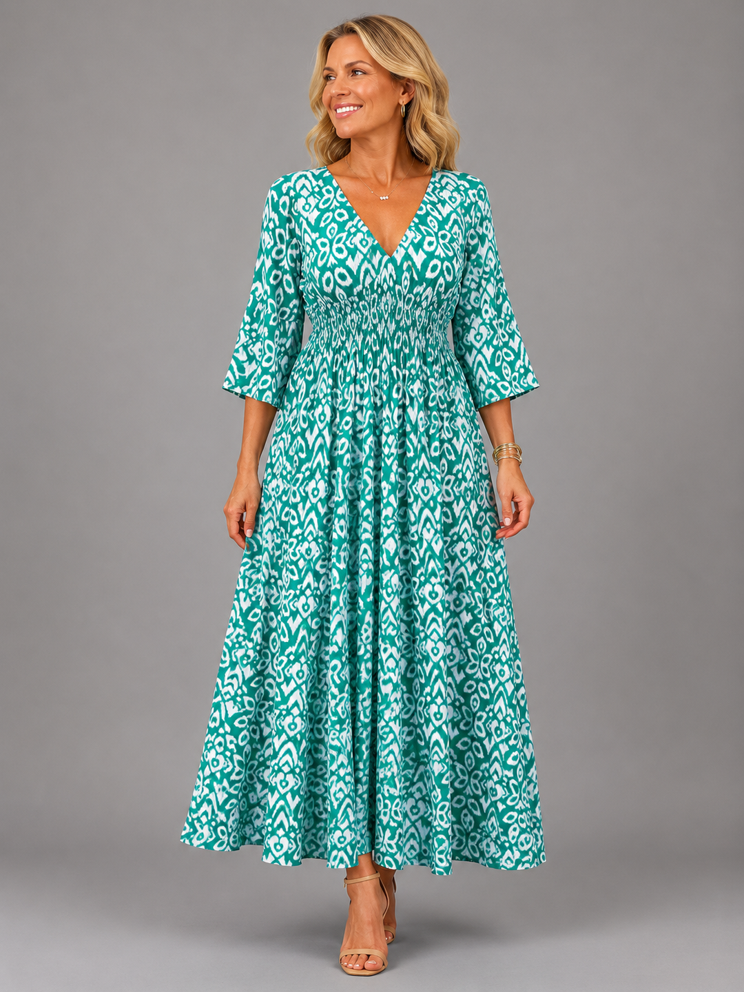 Renata | Bohemian Midi Dress Flow