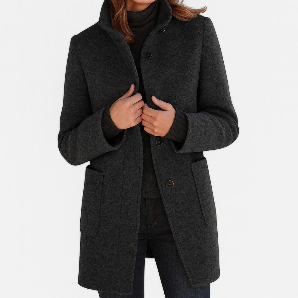 Veste à col montant pour femme