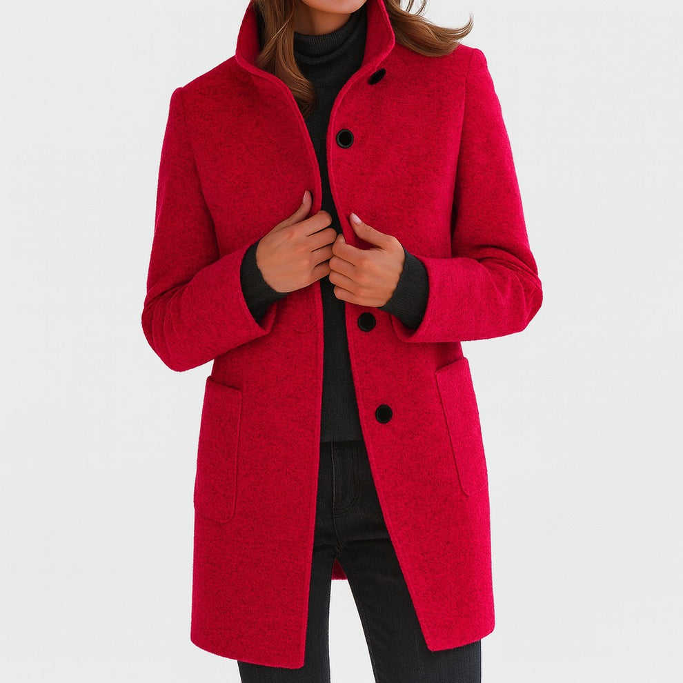 Veste à col montant pour femme