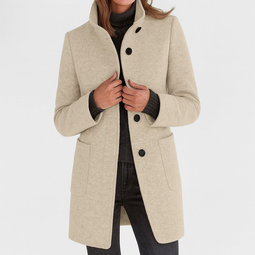 Veste à col montant pour femme