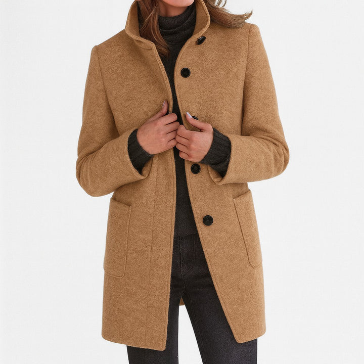 Veste à col montant pour femme