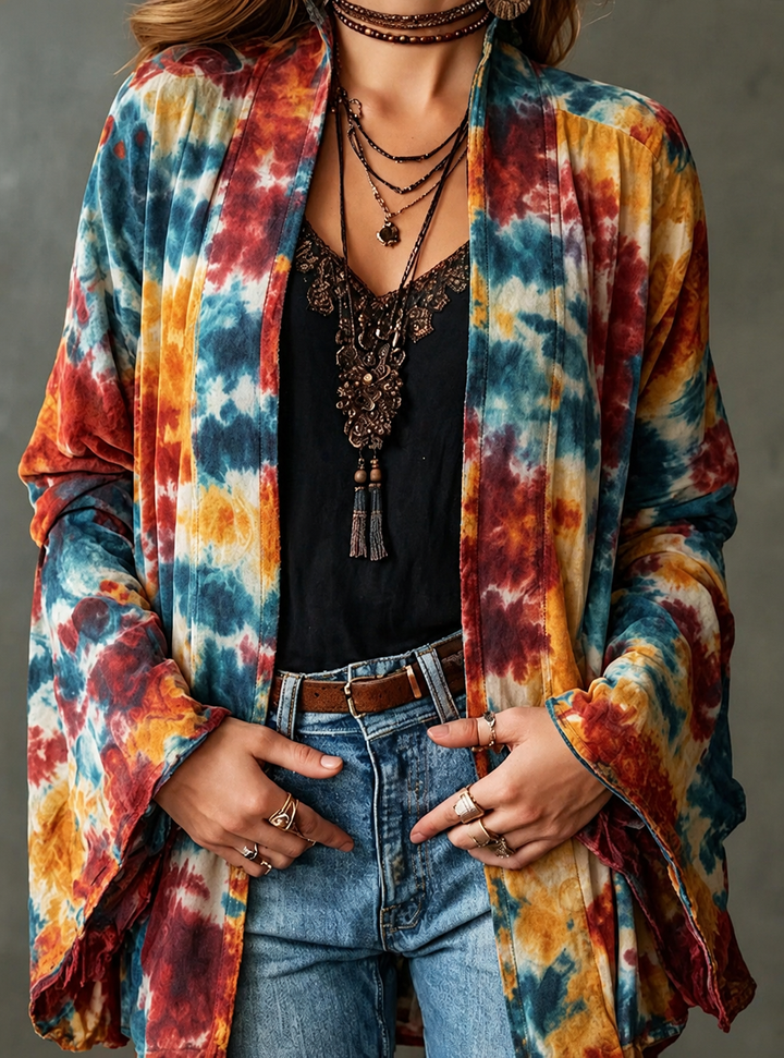 BOHO VELVET JACKET FOR WOMEN