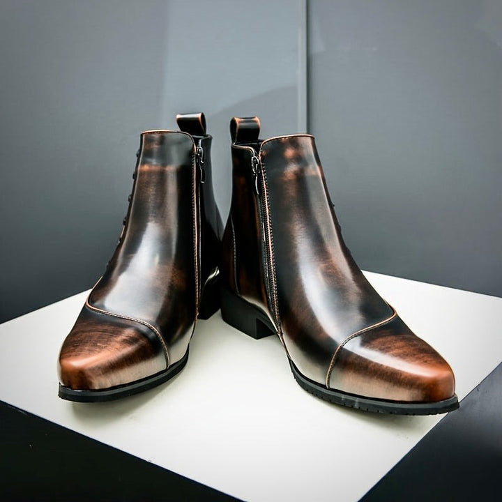 BOTTINES EN CUIR SAMUEL THATCHER