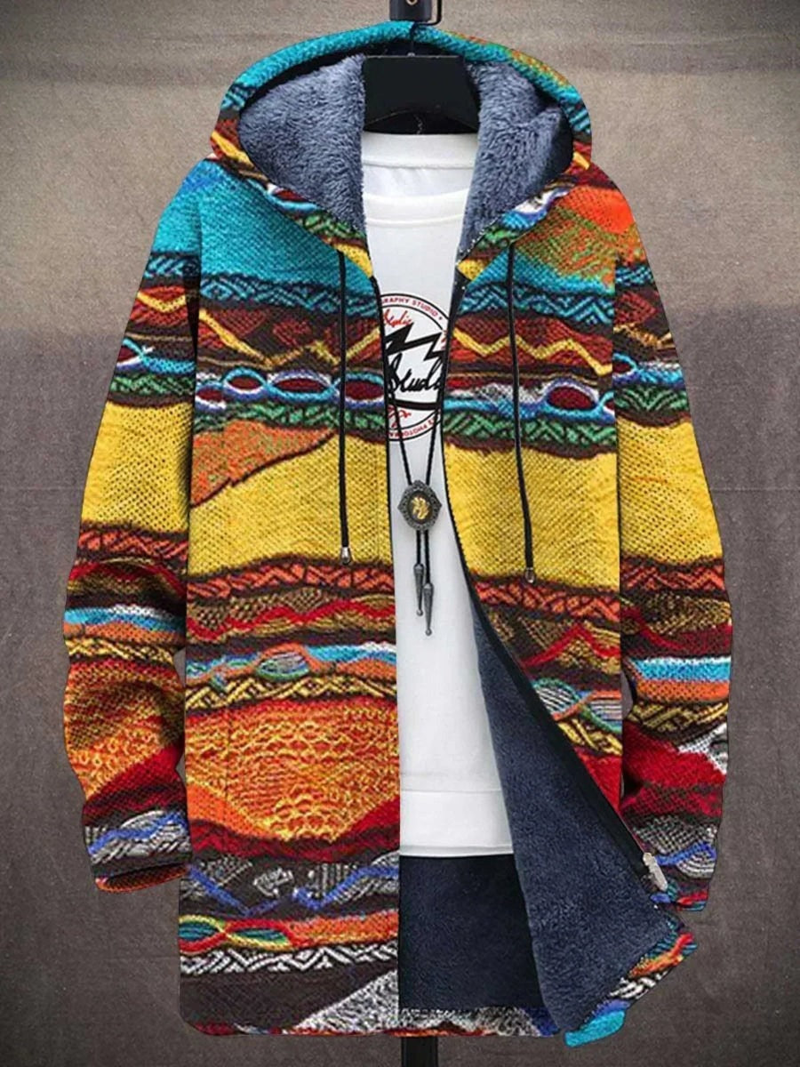 Cardigan luxueux d'inspiration artistique