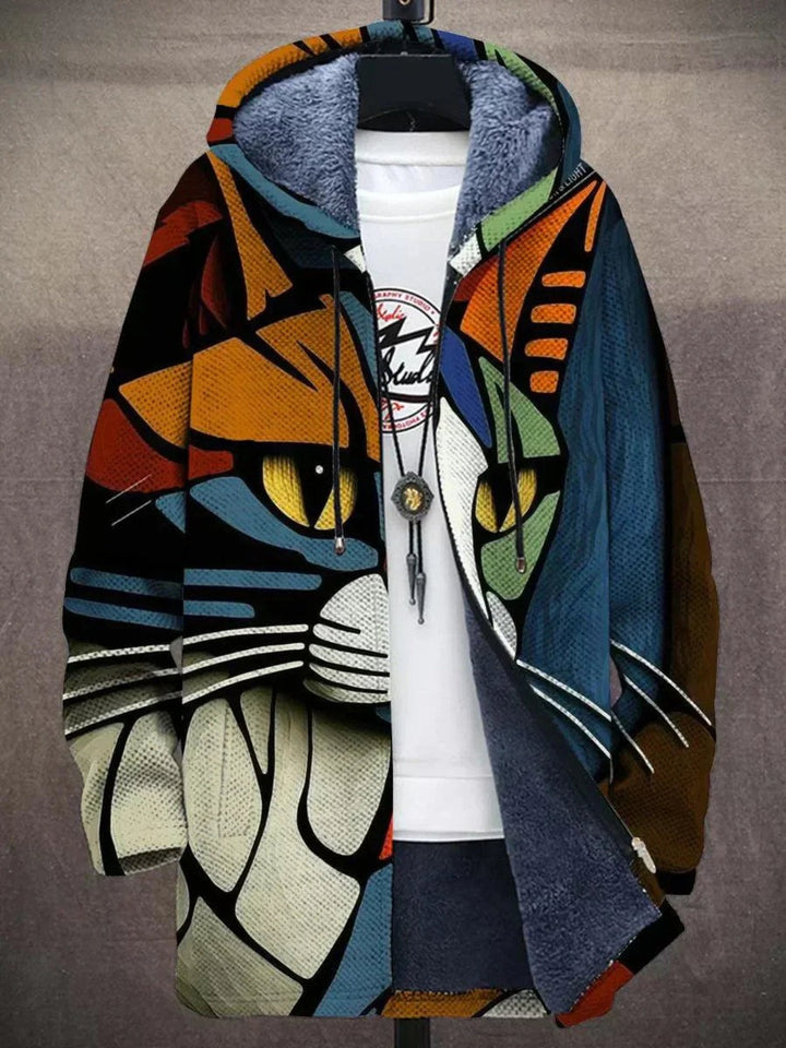 Cardigan luxueux d'inspiration artistique