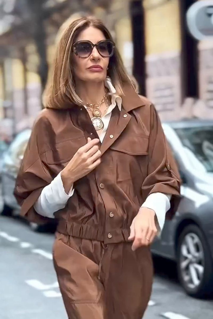 Ensemble cargo cintrée pour femme chic
