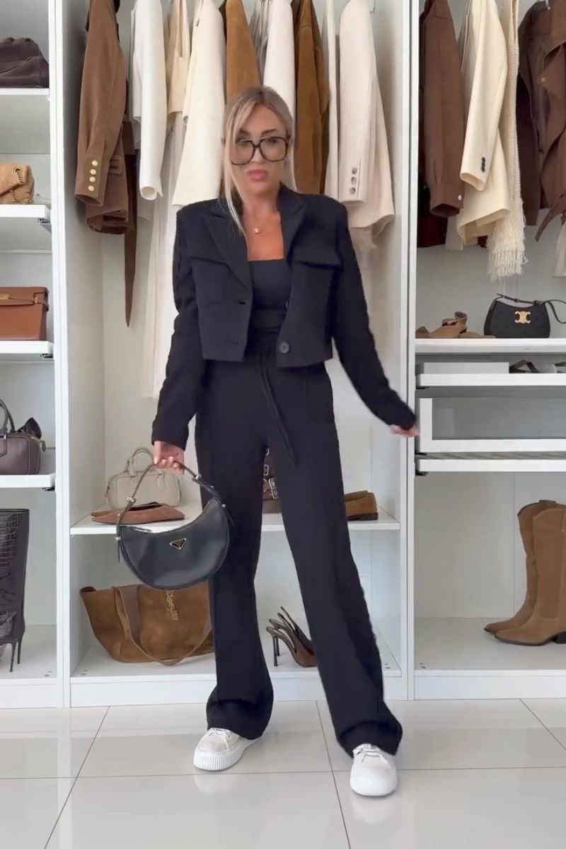 Ensemble veste et pantalon décontracté