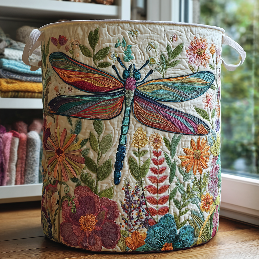 Iris | Laundry Basket Dragonfly Garden