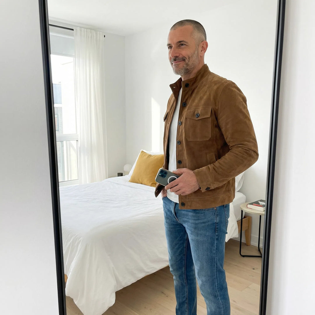 The Hudson Suede Jacket