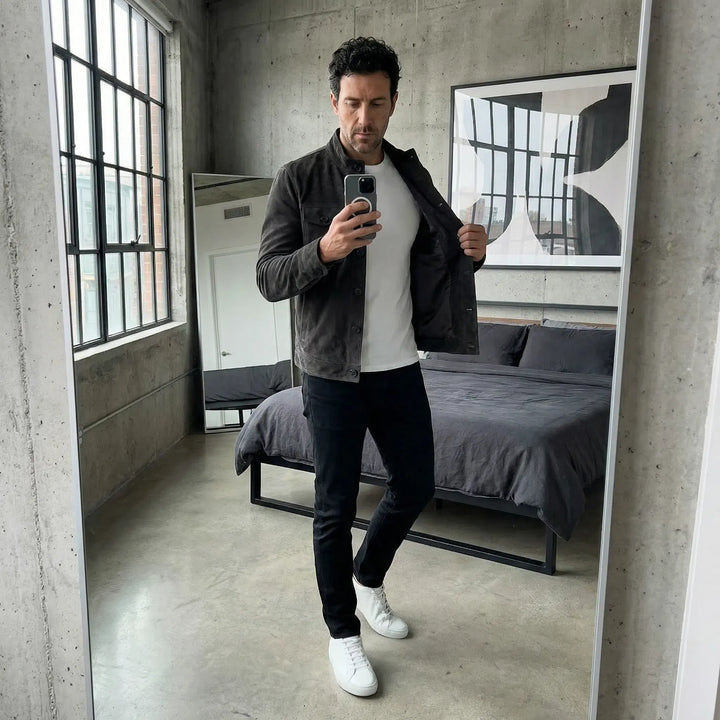 The Hudson Suede Jacket