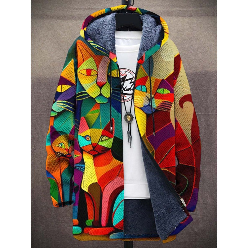 Un cardigan luxueux d'inspiration artistique