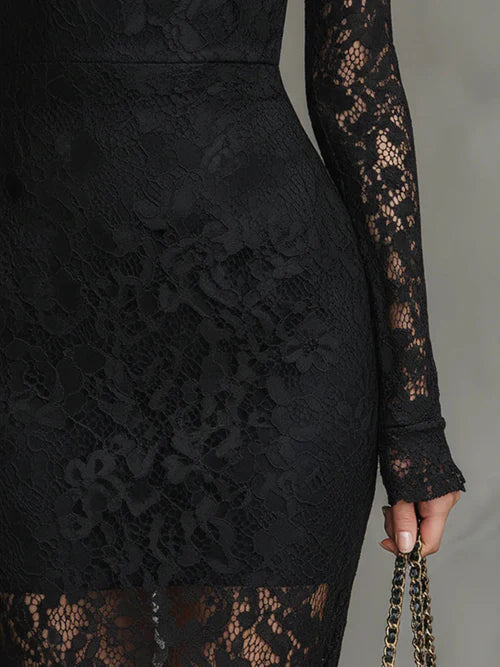 Daria™ | Élégante robe maxi avec lacets