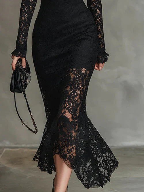 Daria™ | Élégante robe maxi avec lacets