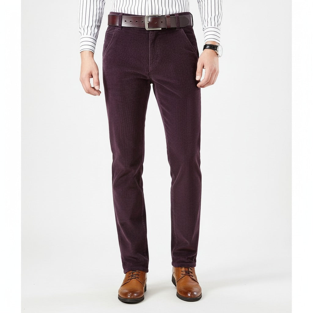 Pantalon en velours côtelé