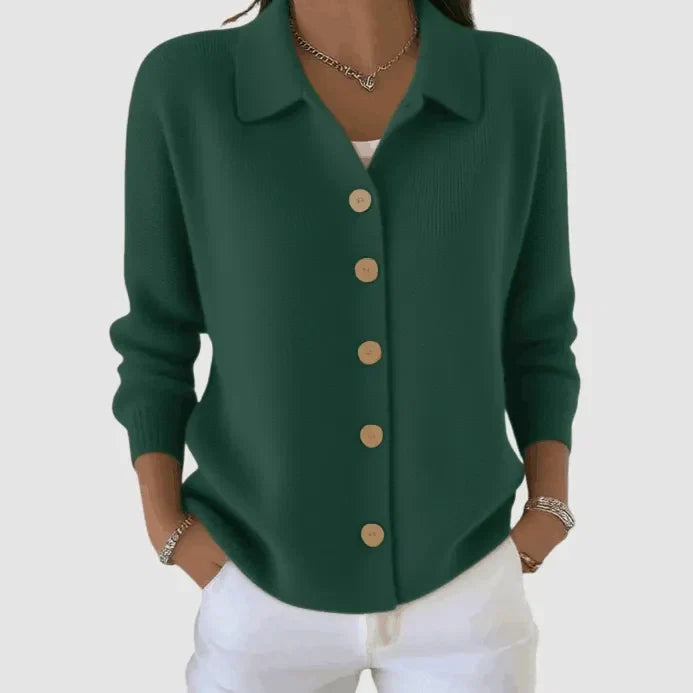Cardigan de Punto Riah™ con Botones