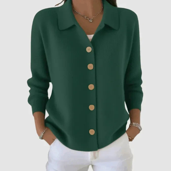 Cardigan de Punto Riah™ con Botones