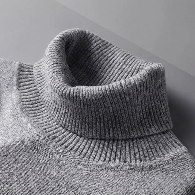 Klassischer Rollkragenpullover aus Kaschmir